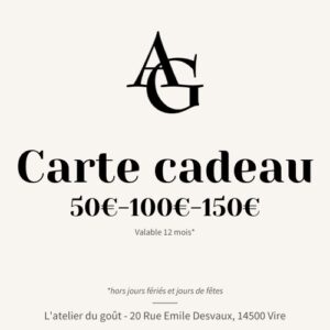 Carte Cadeau - Formule prix